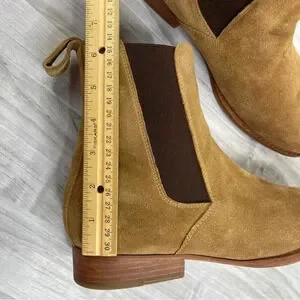 Ponce | Shoes | Ponce Tan Leather Suede Chelsea Slip On  display picture 3